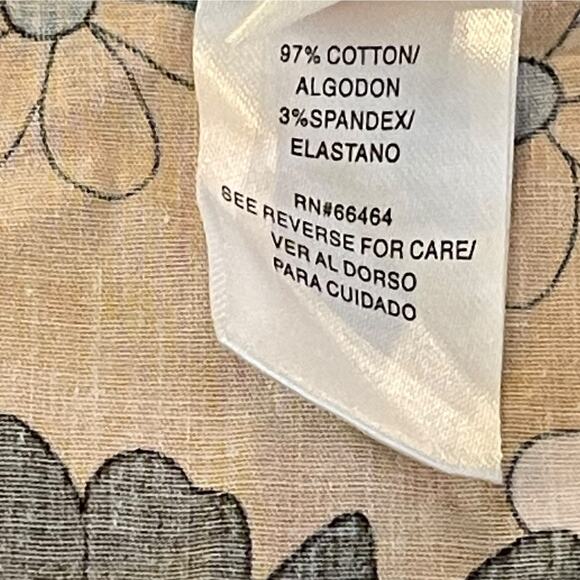 52Seven Floral Midi Dress Spring Summer Fall Pockets Fun Flirty ButtonUp Size 16 - Picture 10 of 12